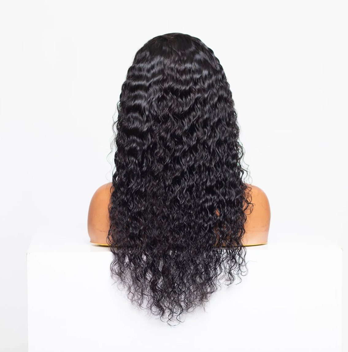 Natural MerWave Curly 13*6 Frontal Wig